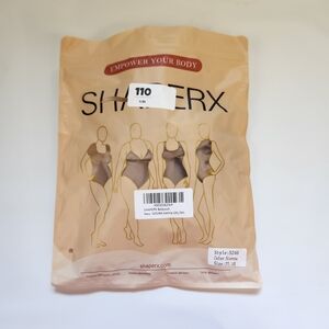 SHAPERX Women's Shapewear Bodysuit Tummy Control Body Shaper 5240 2X/3X